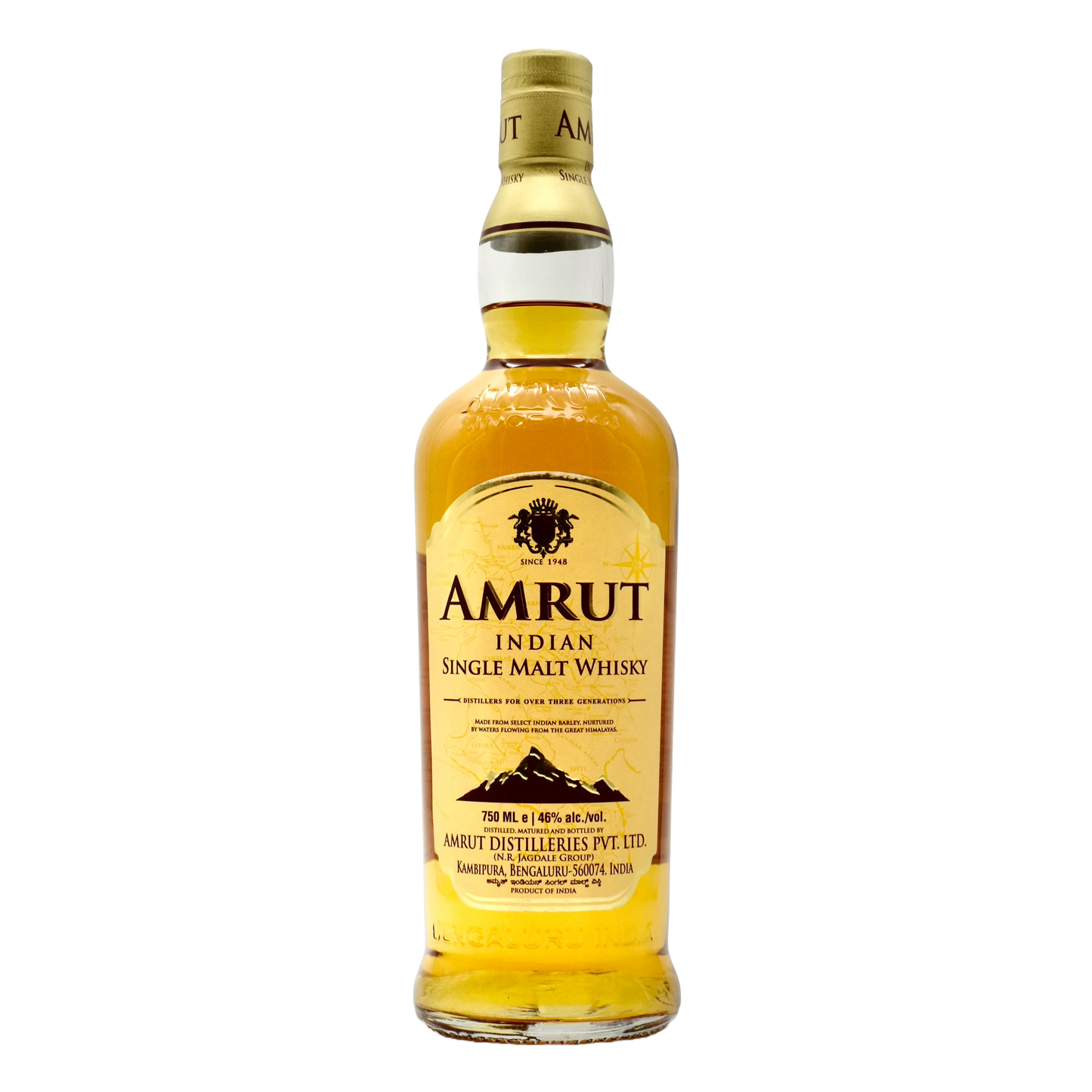 Amrut Single Malt Indian Whiskey 750ml