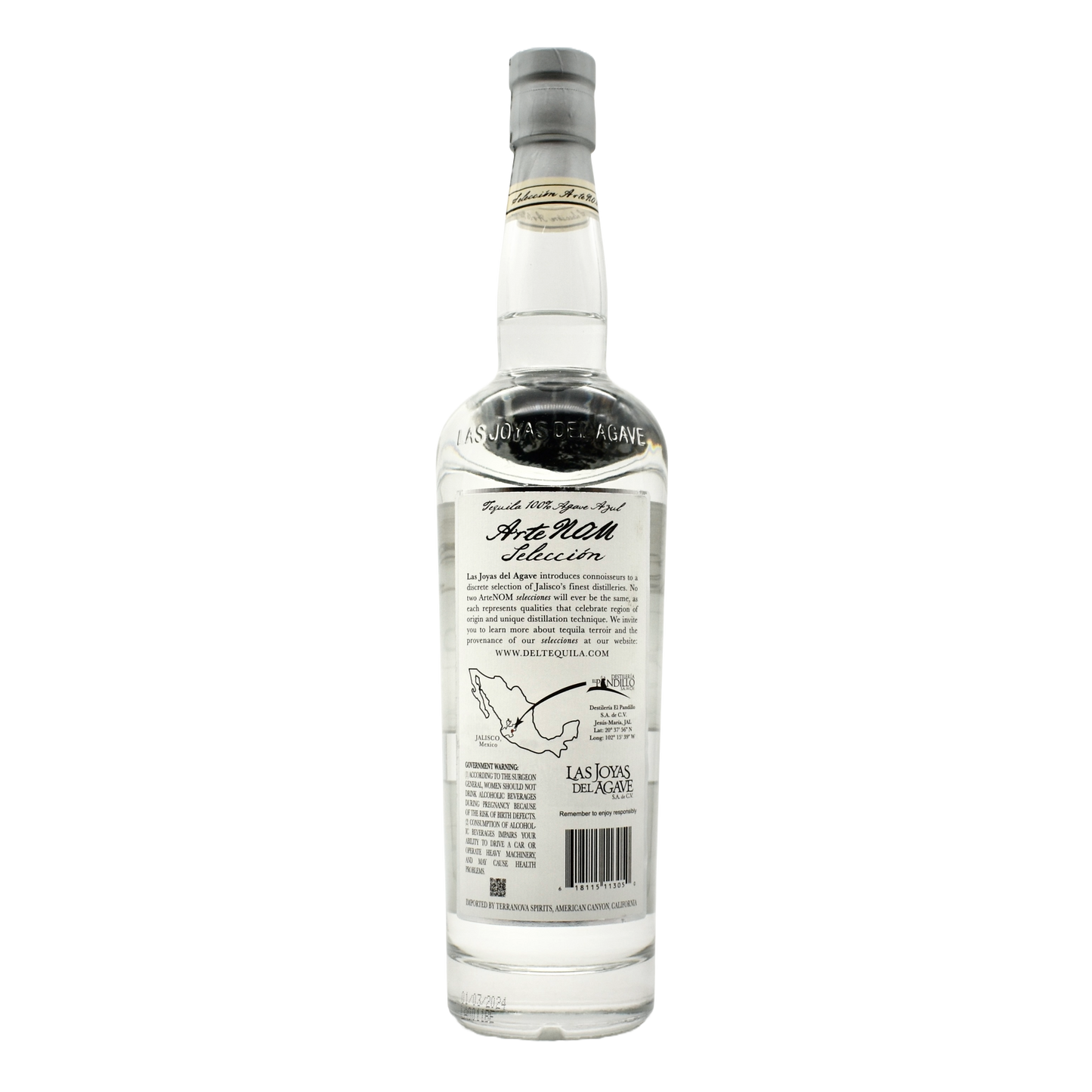 ArteNOM 1123 Tequila Blanco 750ml