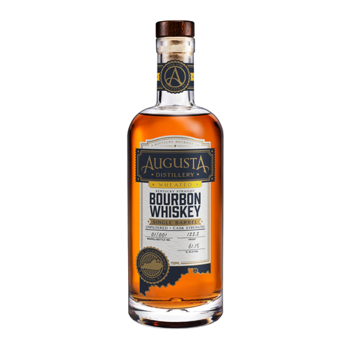 Augusta Distillery Wheated Single Barrel Bourbon Cask Strength Kentucky Bourbon 750ml
