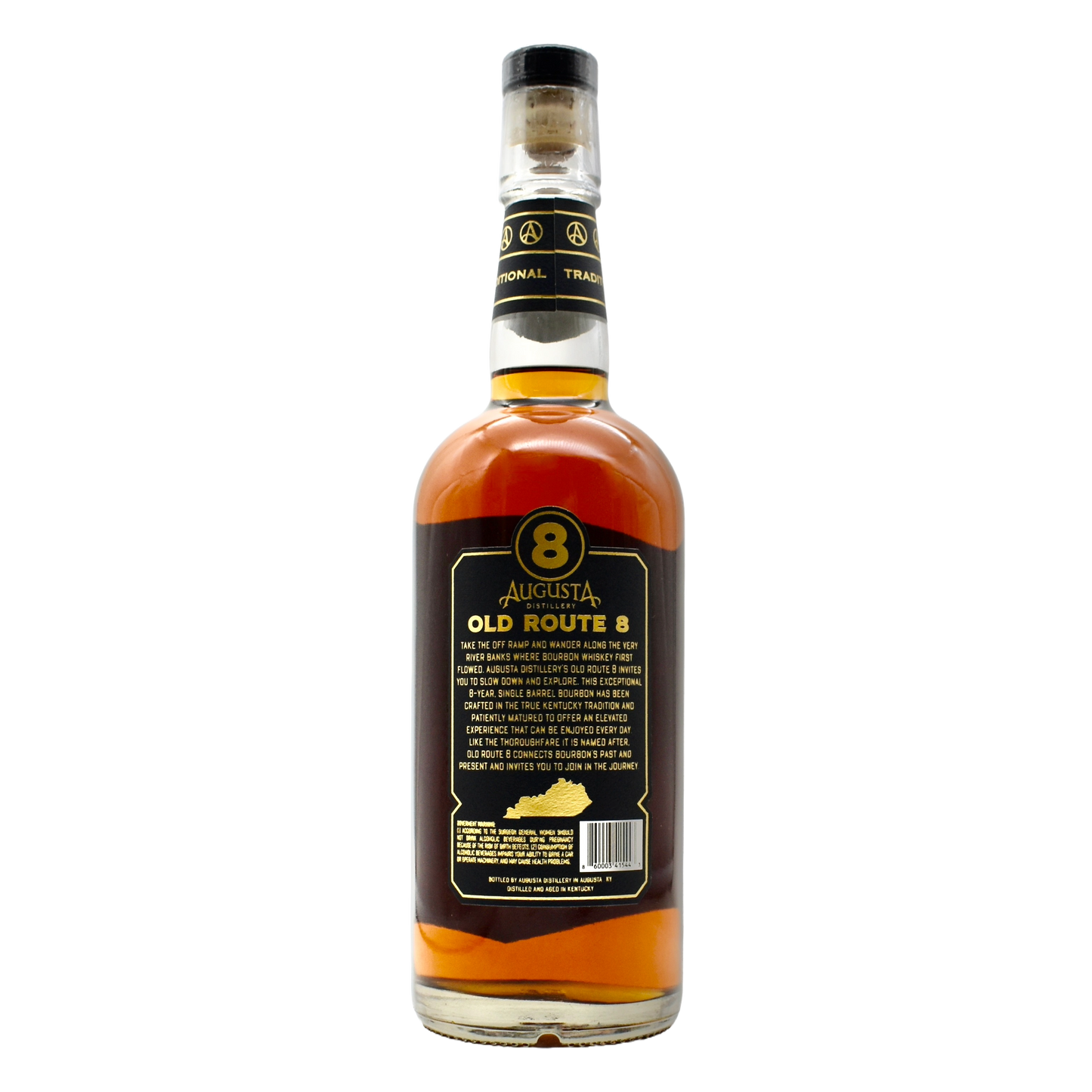 Augusta Old Route 8 Year Single Barrel Bourbon 750ml