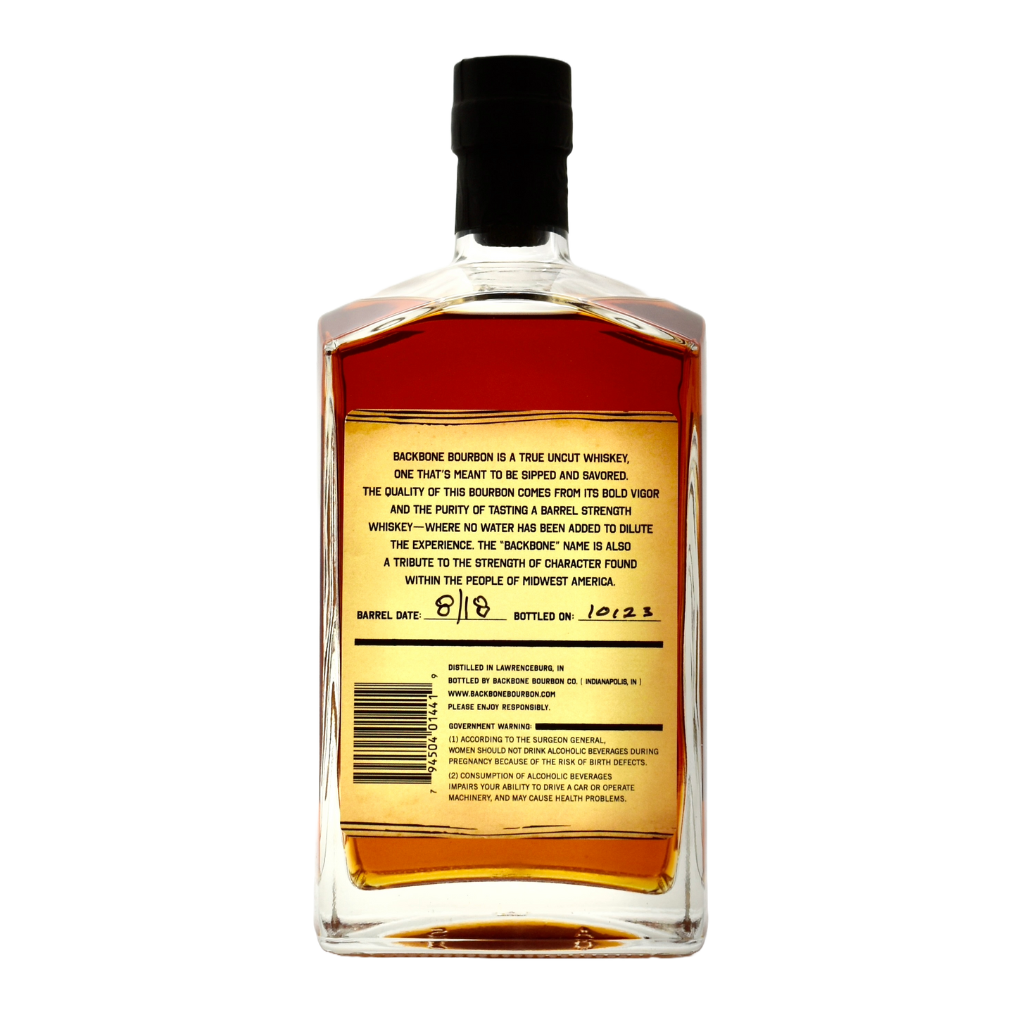 Backbone Bourbon Uncut 750ml