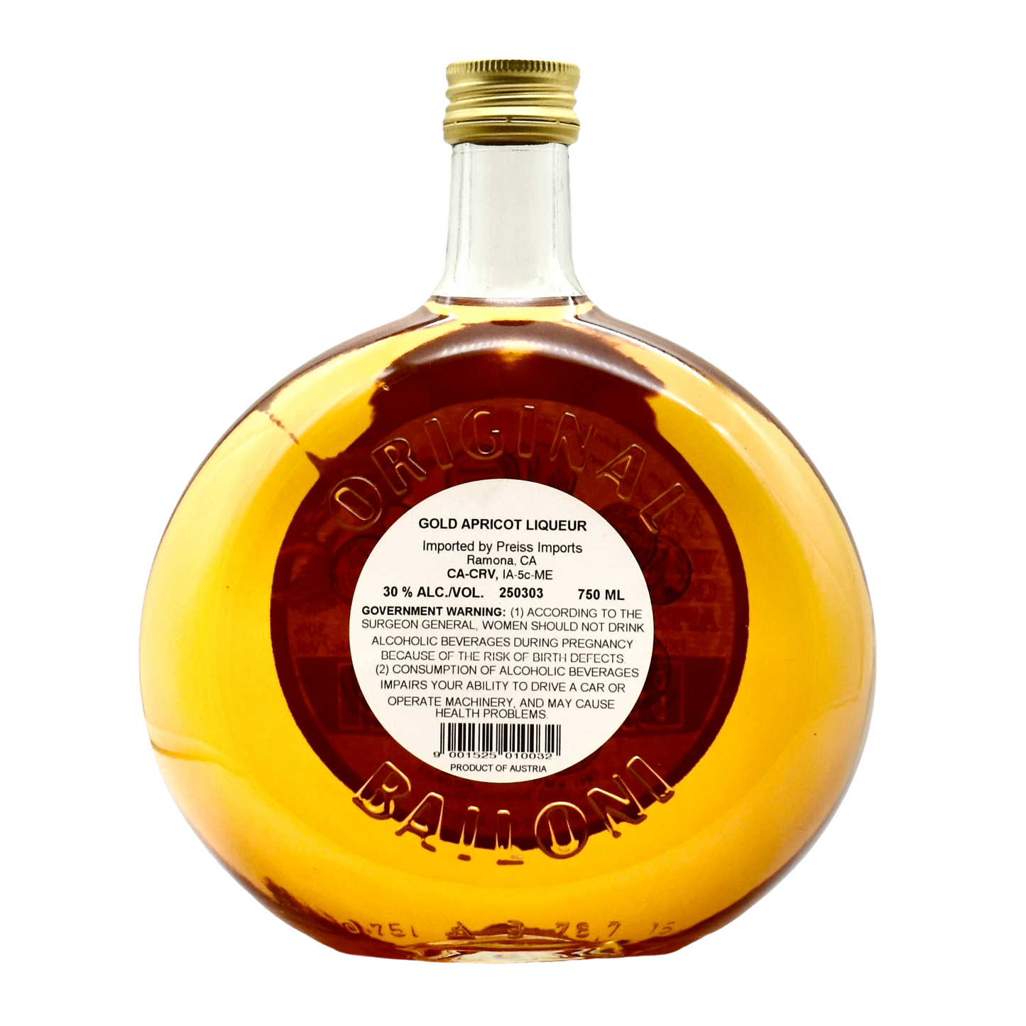 Bailoni Wachauer Gold Marillenlikor Apricot 750ml