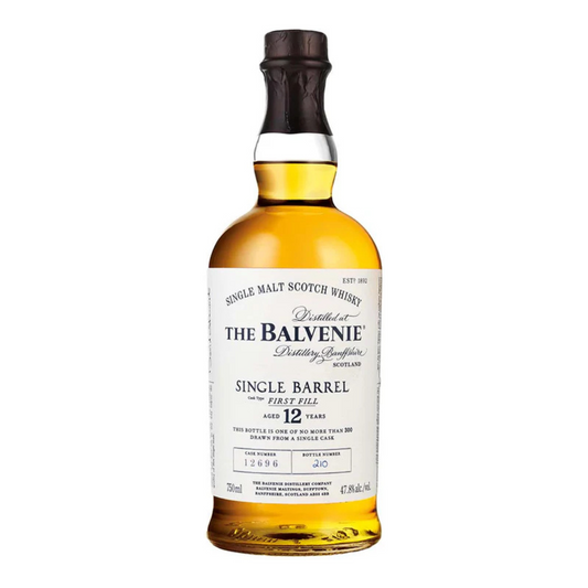 Balvenie 12 Year Old Single Barrel Single Malt Scotch Whisky  750ml