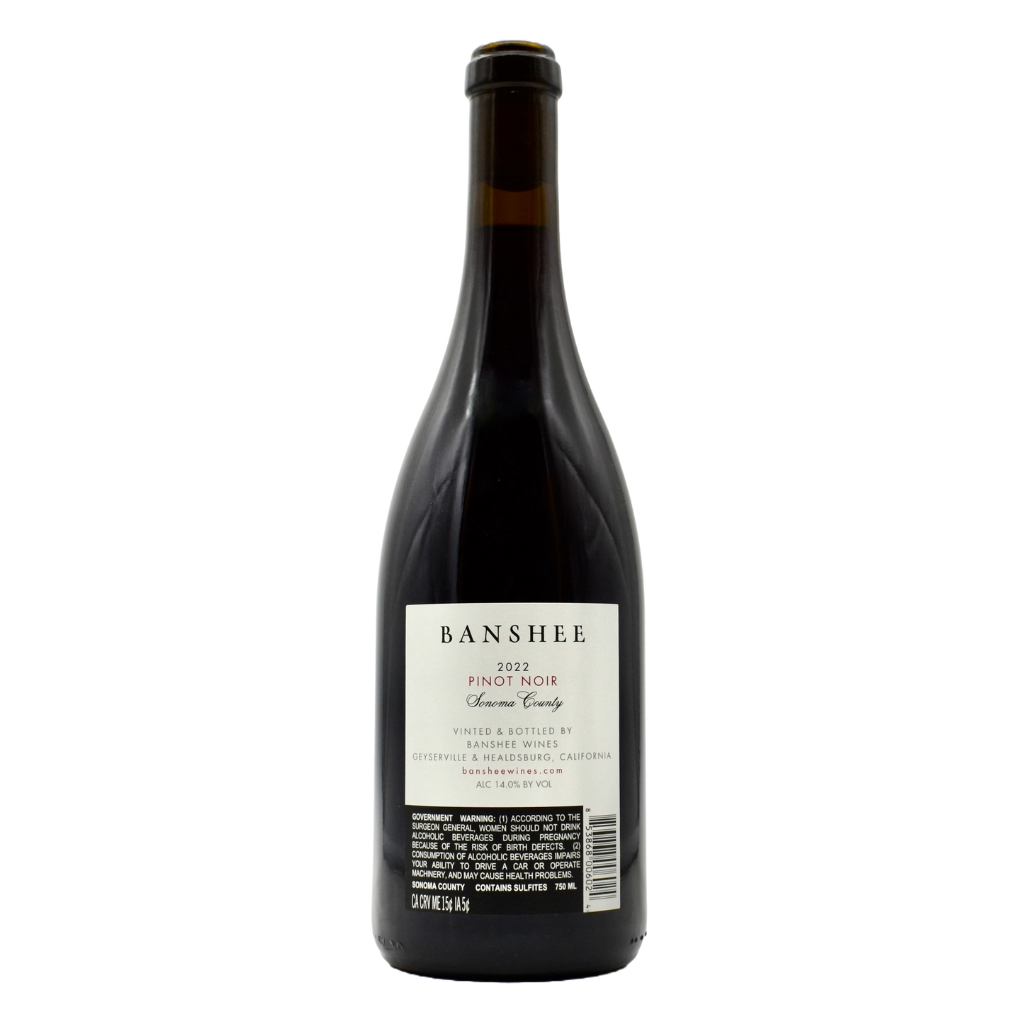 Banshee Pinot Noir 750ml