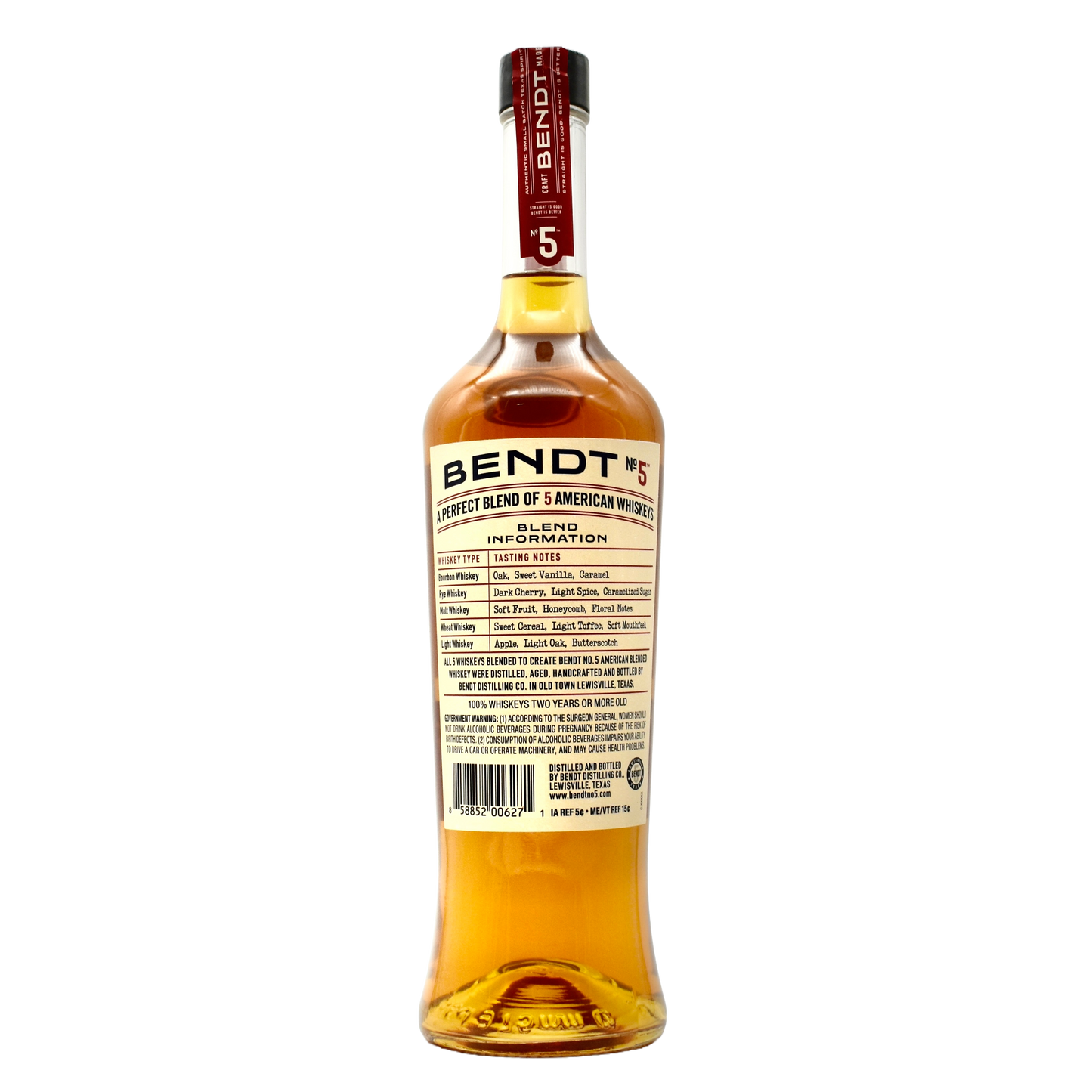 Bendt No.5 Blended Whiskey 750ml