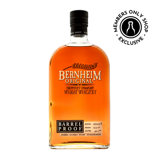 Bernheim Wheat Whiskey Barrel Proof A225 750ml [MEMBERS ONLY]