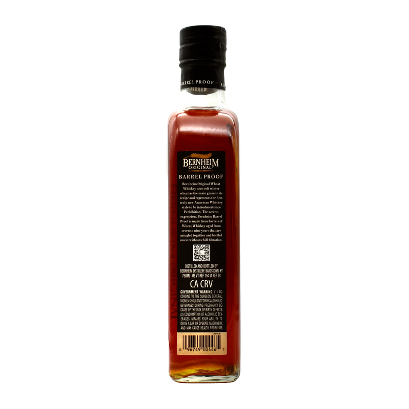 Bernheim Wheat Whiskey Barrel Proof A226 750ml