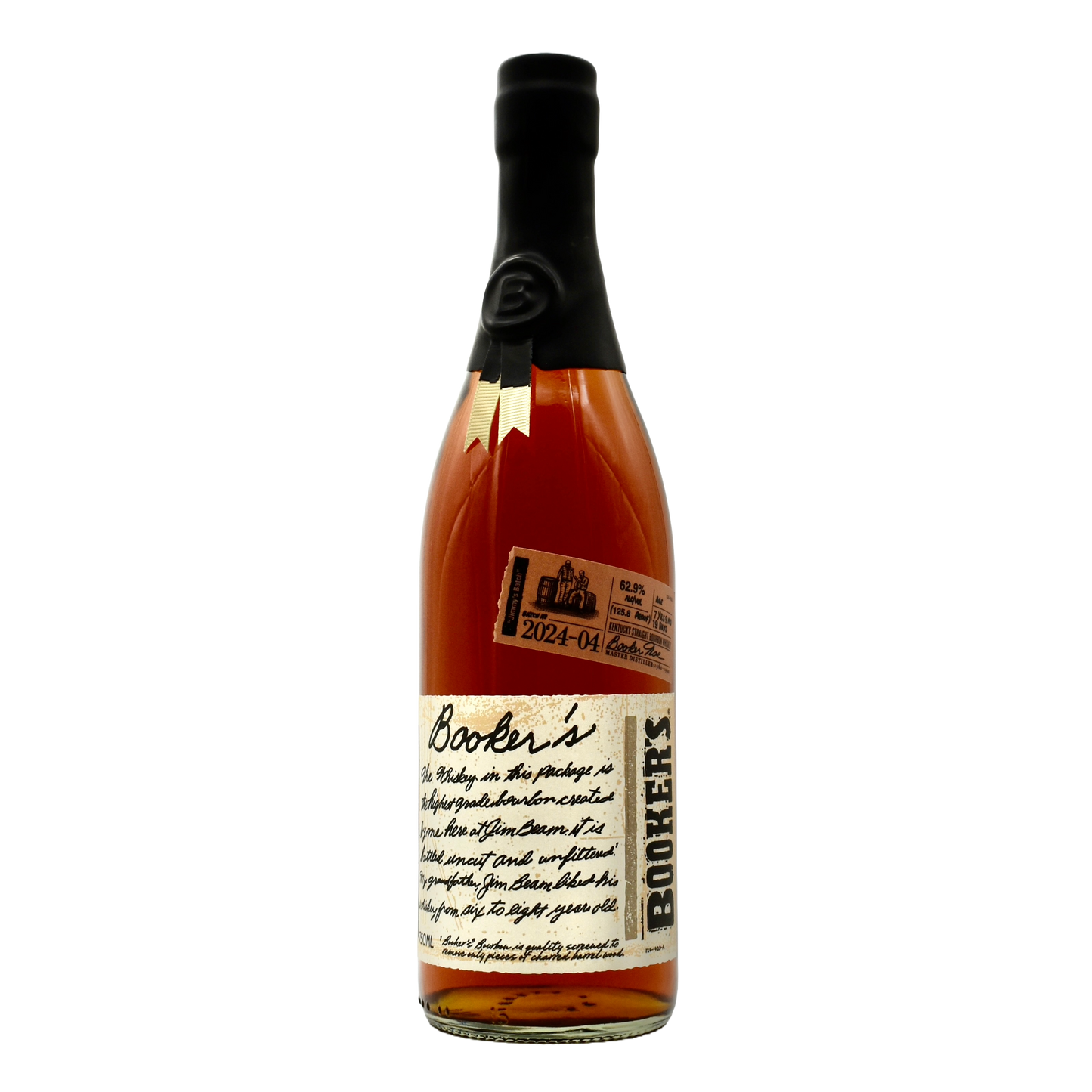 Booker's Bourbon Jimmy's Batch 2024-04 Batch 750ml