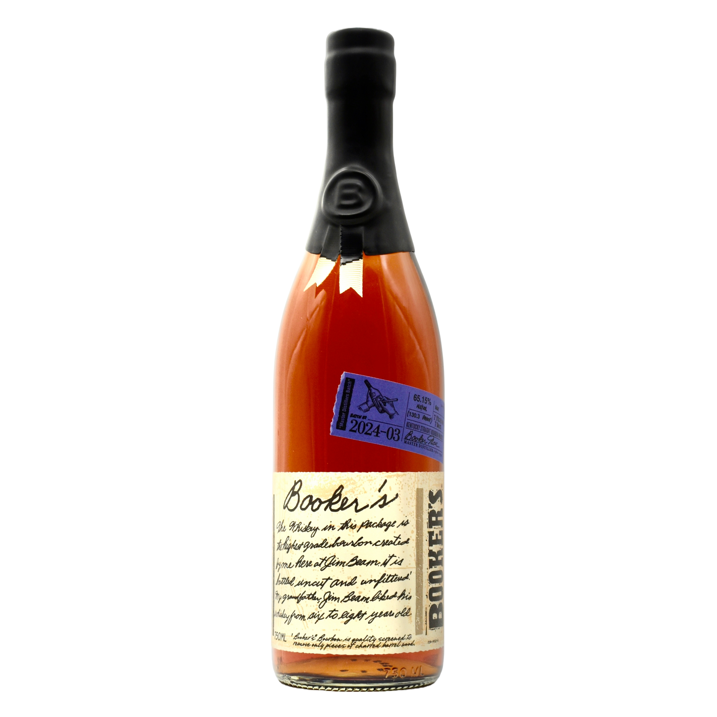 Booker's Bourbon Master Distiller 2024-03 Batch 750ml