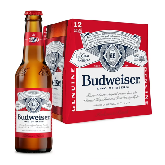 Budweiser 12-Pack 12 oz Bottles