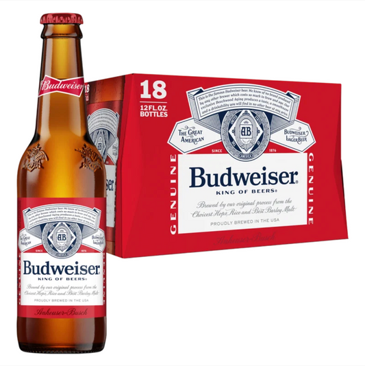 Budweiser 18-Pack 12 oz Bottles