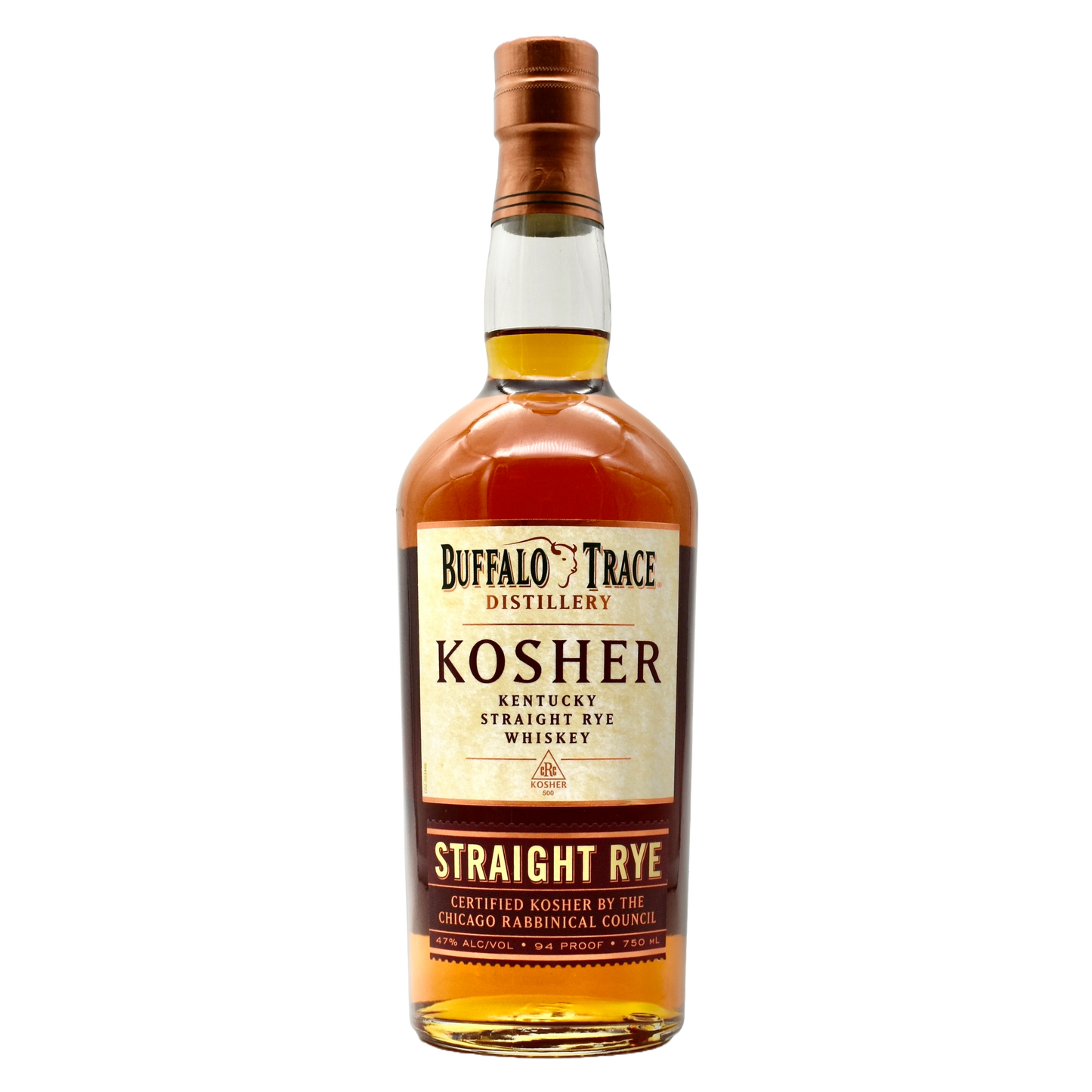 Buffalo Trace Kosher Straight Rye 750ml | VIP Access/Combo