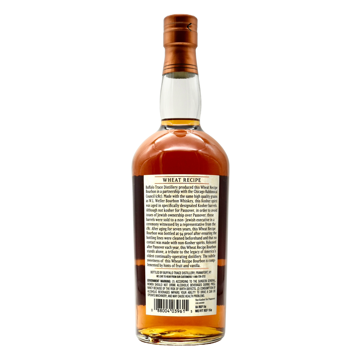 Buffalo Trace Kosher Wheat Recipe 750ml | VIP Access/Combo