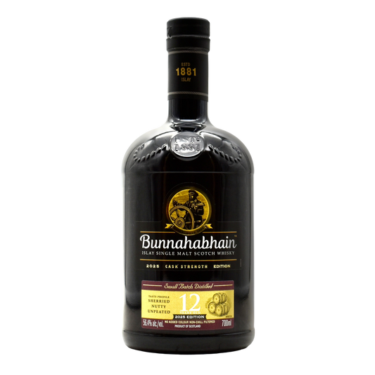 Bunnahabhain 12 Year Cask Strength Single Malt Scotch Whiskey 2025 750ml
