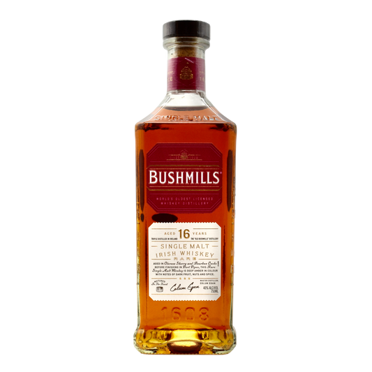 Bushmills 16 Year Old Single Malt Irish Whisky 750ml