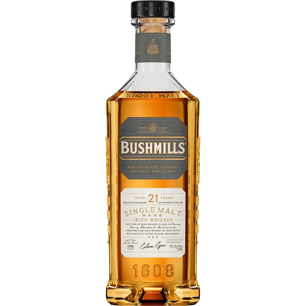 Bushmills 21 Year Old Single Malt Irish Whisky 750ml