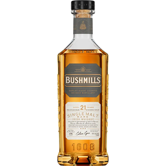Bushmills 21 Year Old Single Malt Irish Whisky 750ml