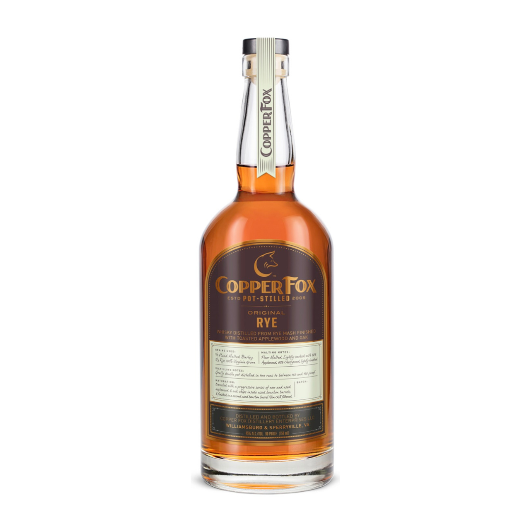 Copper Fox Rye Whisky 750ml