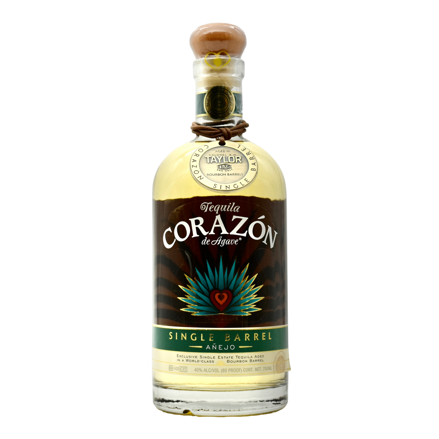 Corazon Tequila Single Barrel Anejo EH Taylor 750ml