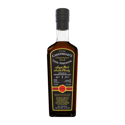Cadenhead Scotch Whisky Chairman's Stock Ardnamurchan 2019 5 Year Cask Strength 700ml