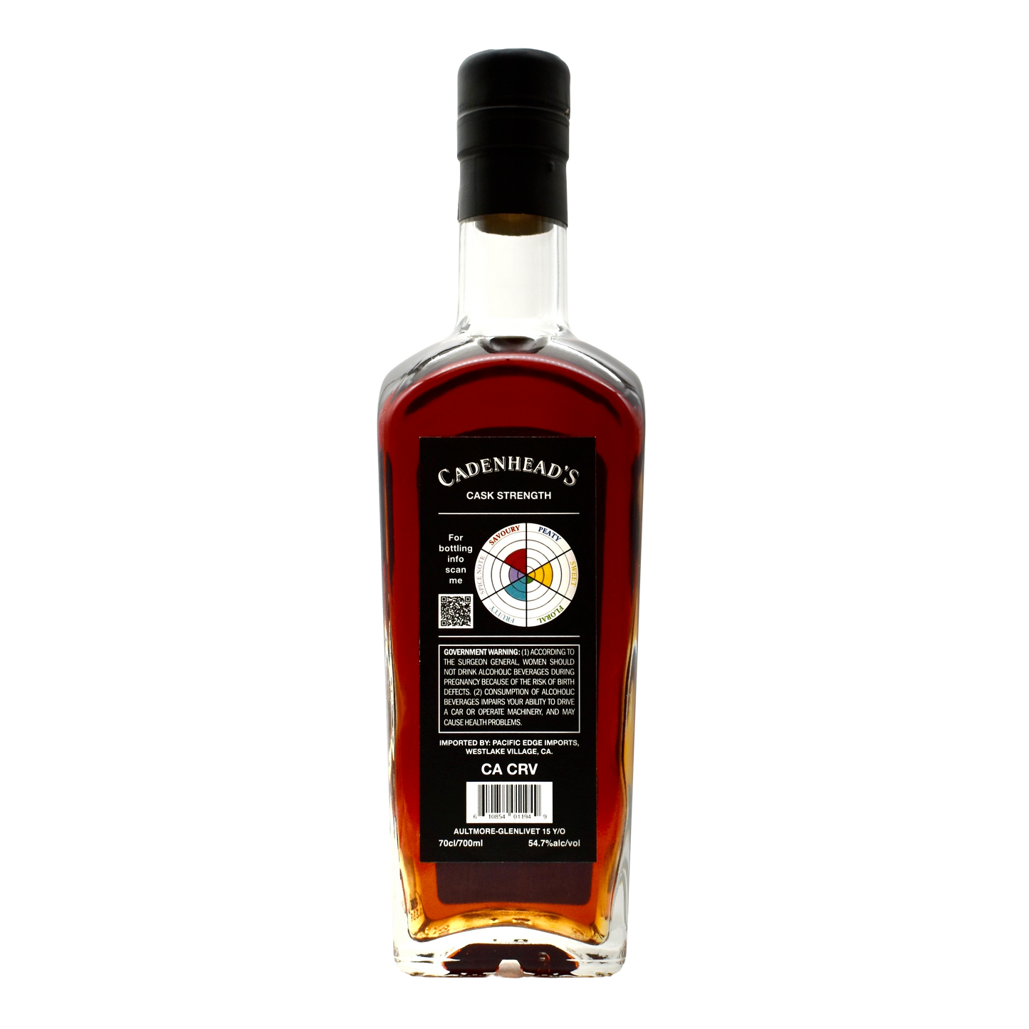Cadenhead Scotch Whisky Chairman's Stock Aultmore-Glenlivet 15 Year Cask Strength 700ml