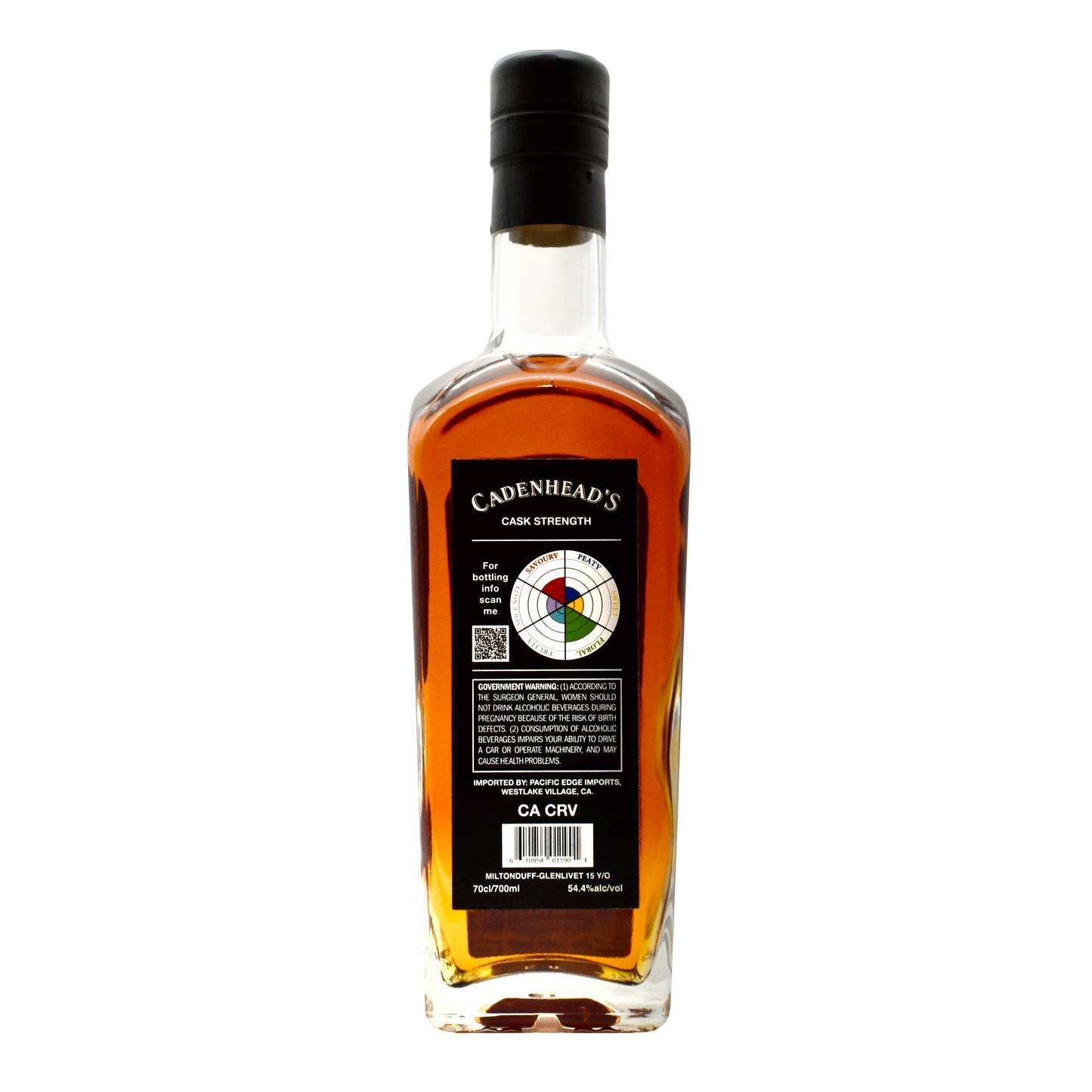 Cadenhead Scotch Whisky Chairman's Stock Miltonduff-Glenlivet 15 Year Cask Strength 700ml