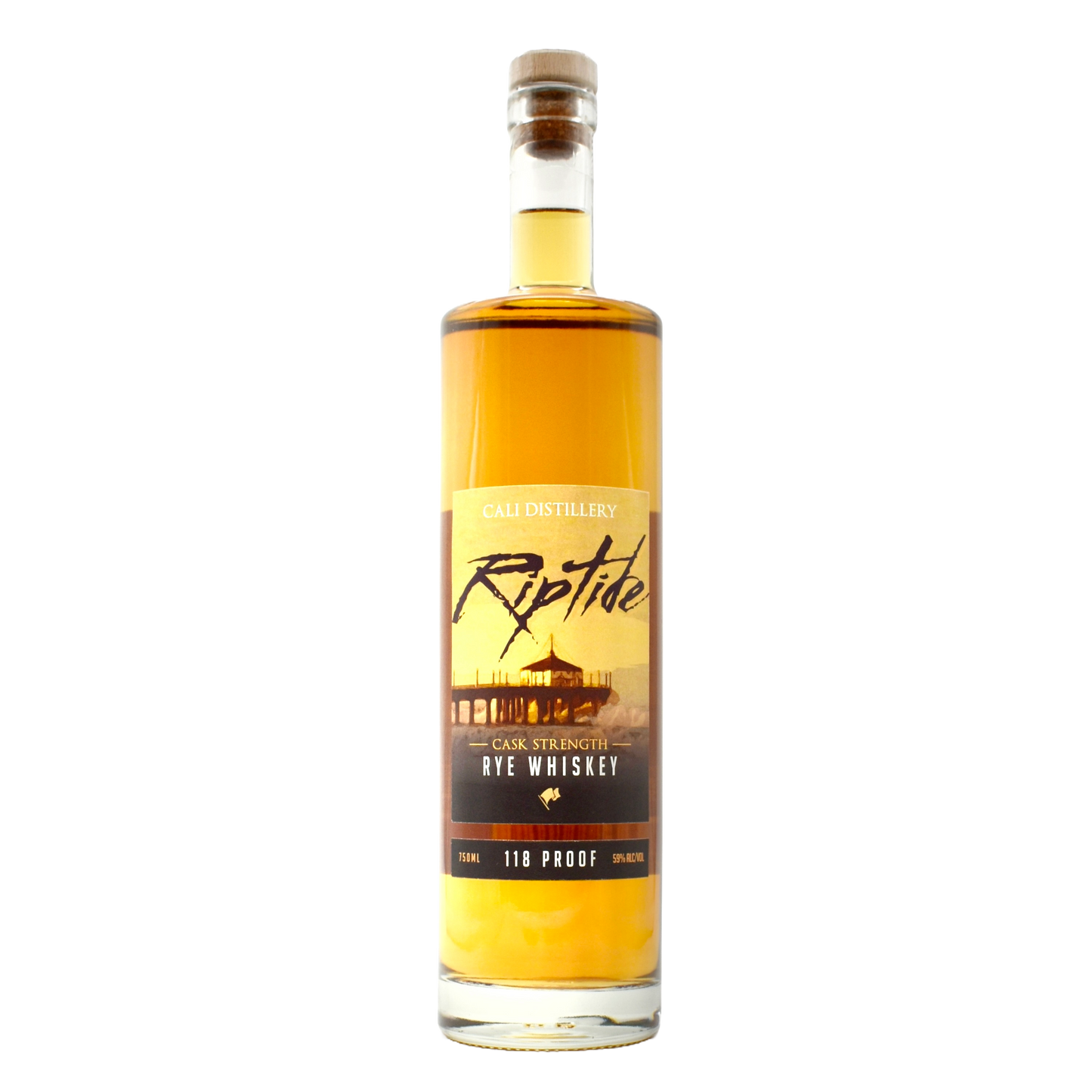 Cali Riptide Rye Whiskey 118 Proof 750ml