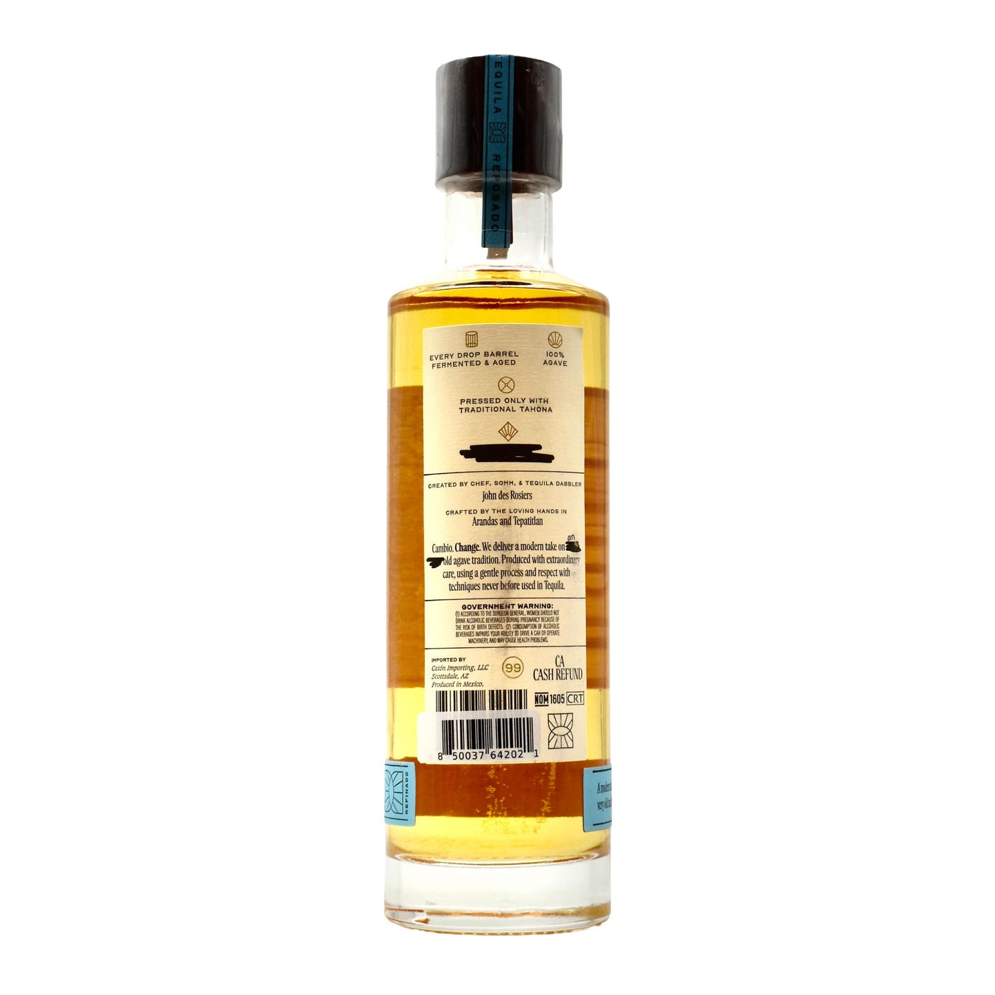 Cambio Tequila Reposado 750ml