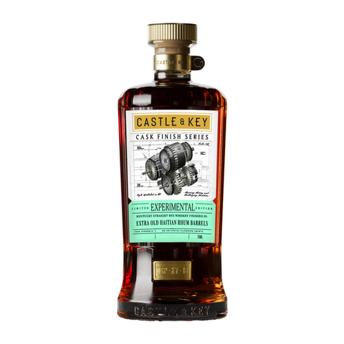 Castle & Key Rye Whiskey Experimental Series 2025 Extra Old Haitian Rhum Barrels 750ml