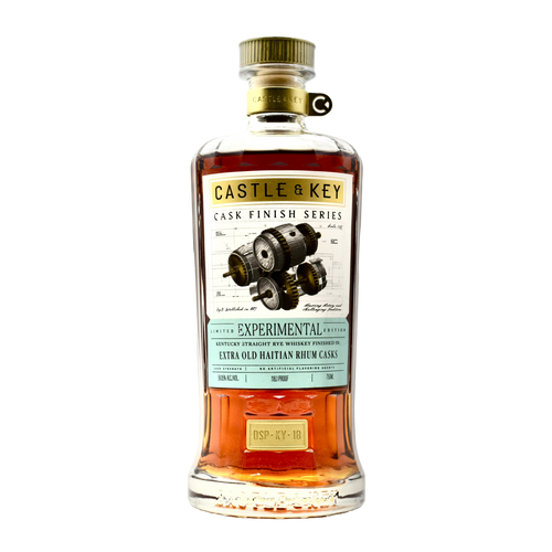 Castle & Key Rye Whiskey Experimental Series 2025 Extra Old Haitian Rhum Barrels 750ml