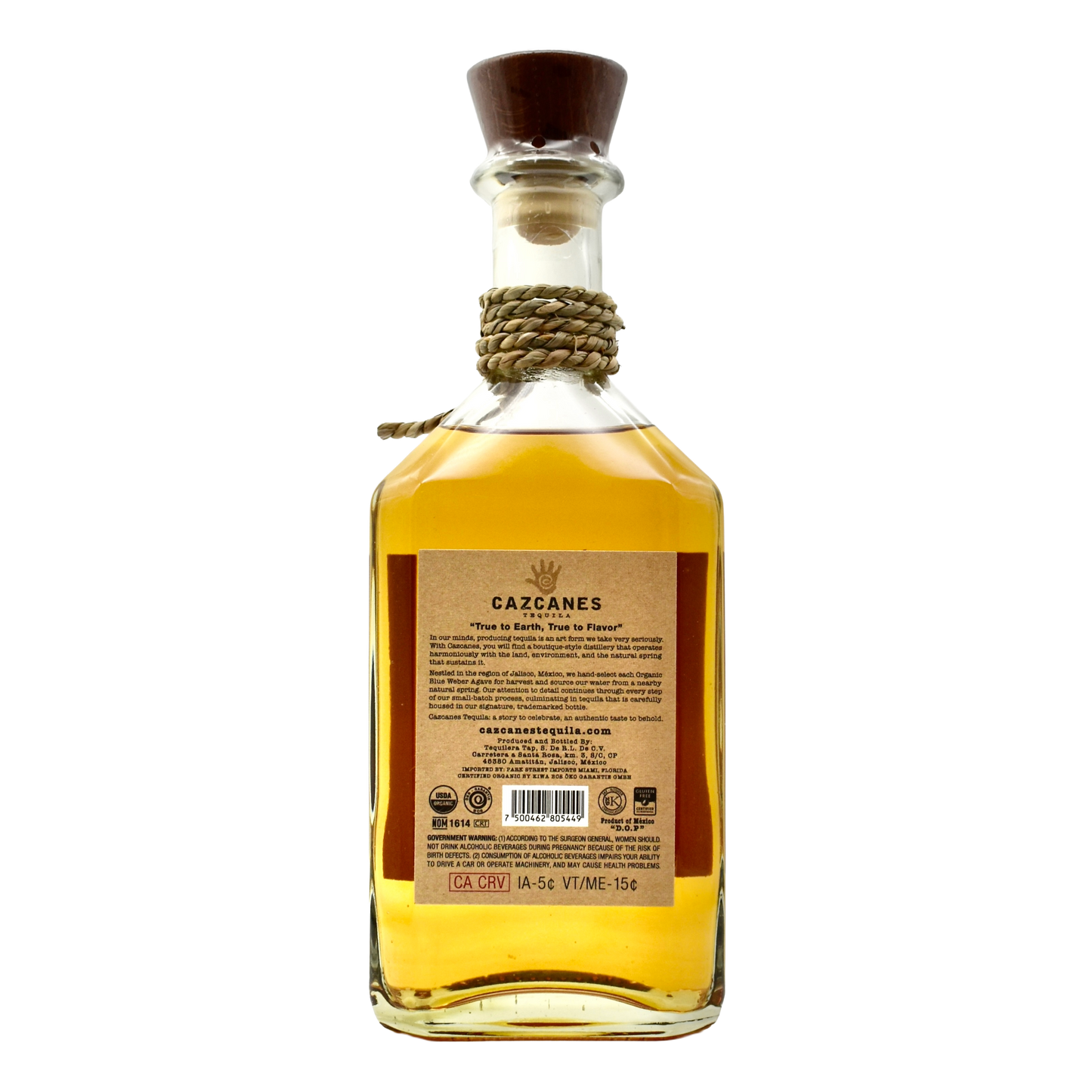 Cazcanes Tequila No.7 Extra Anejo 750ml
