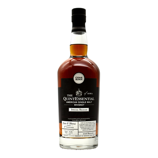 Cedar Ridge American Single Malt The QuintEssential Special Release - Pete and Sherri 2nd Anniversary