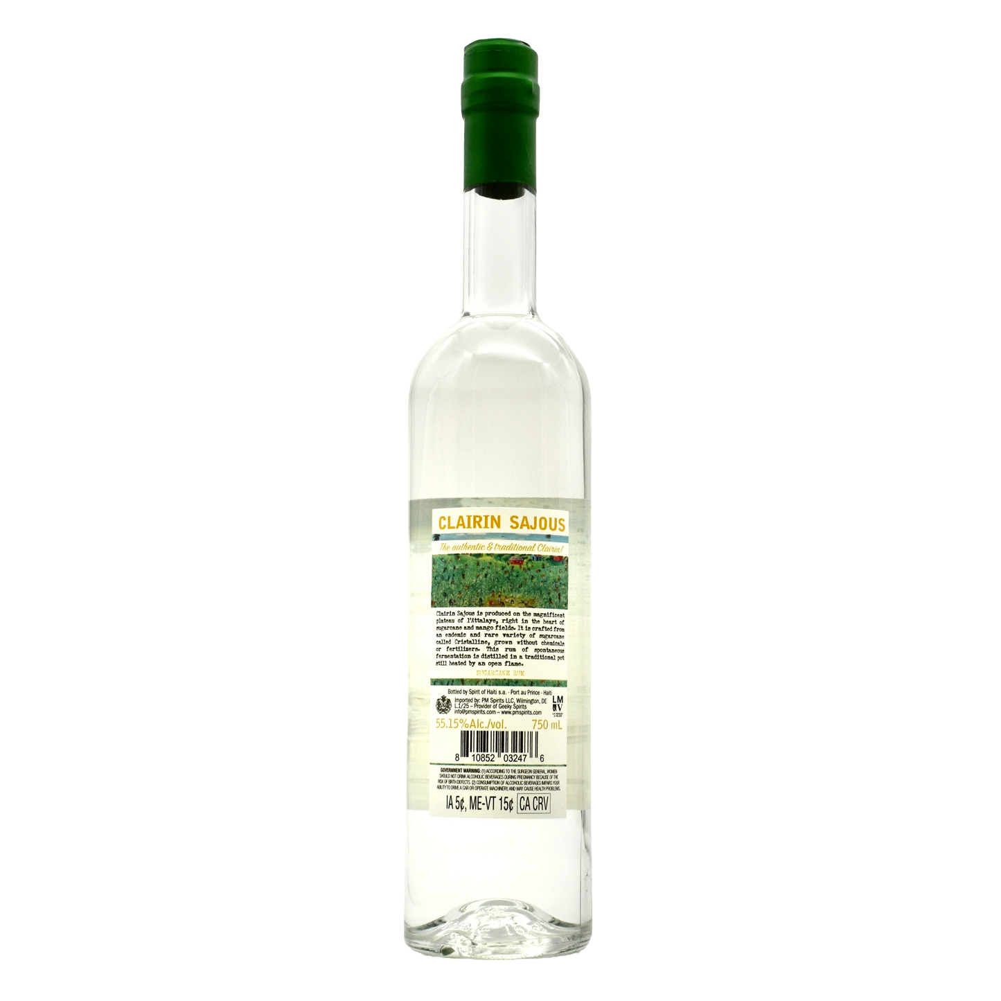 Clarin Sajous Still Proof Sugar Cane Rum 750ml