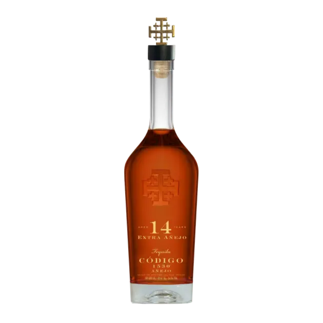 Codigo 1530 Tequila Extra Anejo 14 Year with 2 Flute Glasses