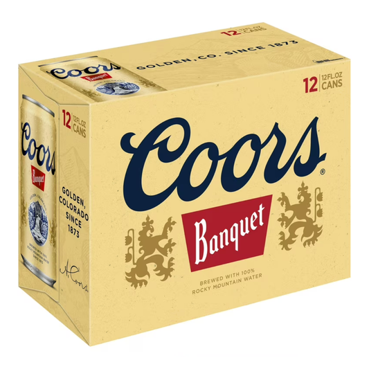 Coors Banquet 12-Pack 12 oz Cans