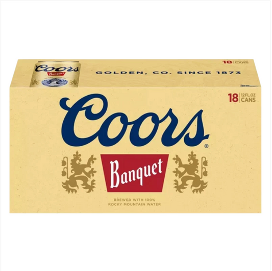 Coors Banquet 18-Pack 12 oz Cans