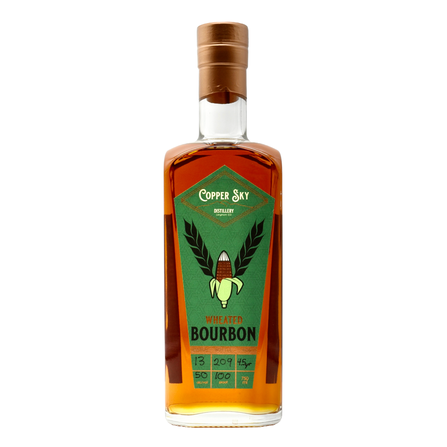 Copper Sky Distillery Wheated Bourbon 750ml