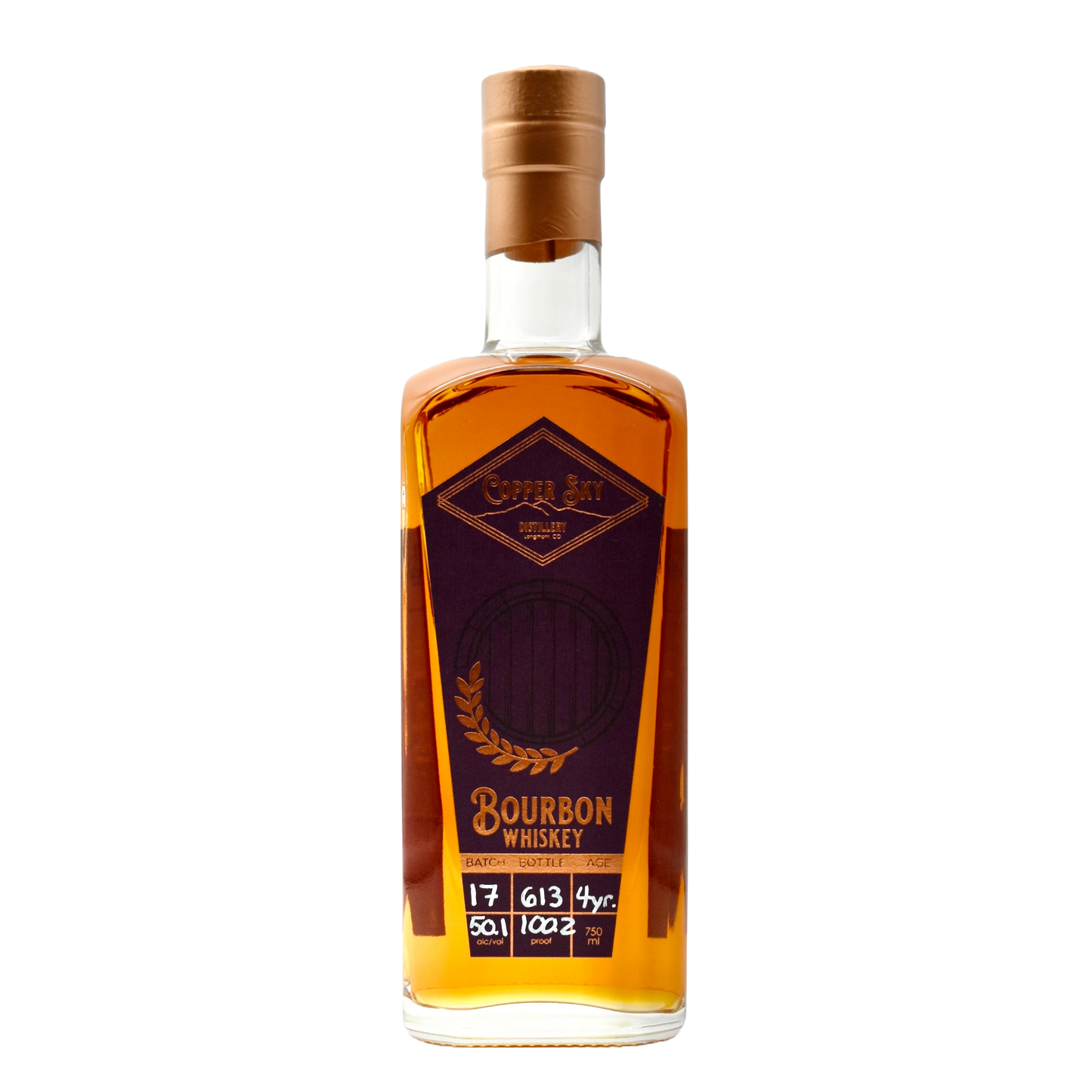 Copper Sky Distillery Whiskey Bourbon 5yr 750ml