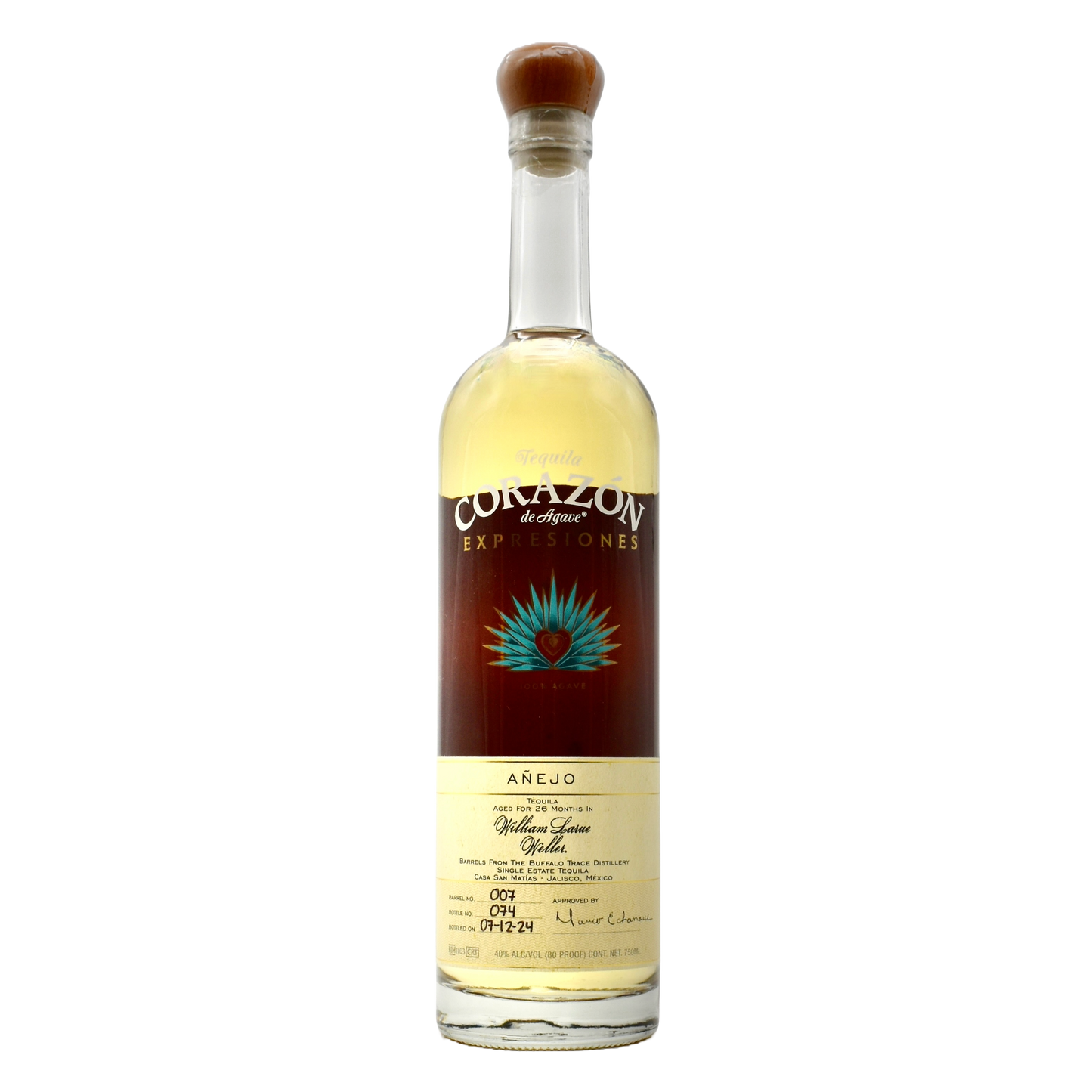 Corazon Tequila Expressions Anejo W.L. Weller 750ml