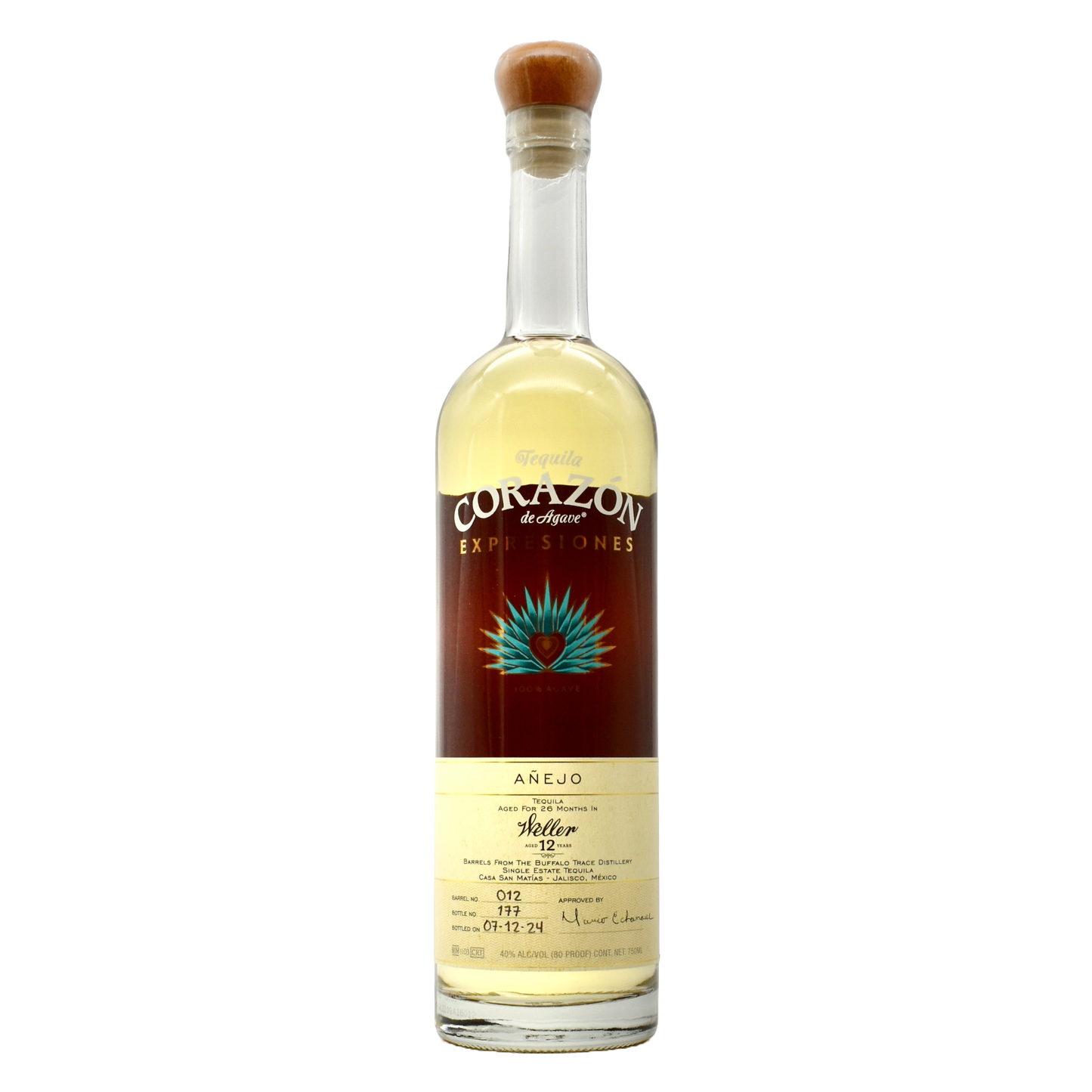 Corazon Tequila Expressions Anejo Weller 12 Year 750ml