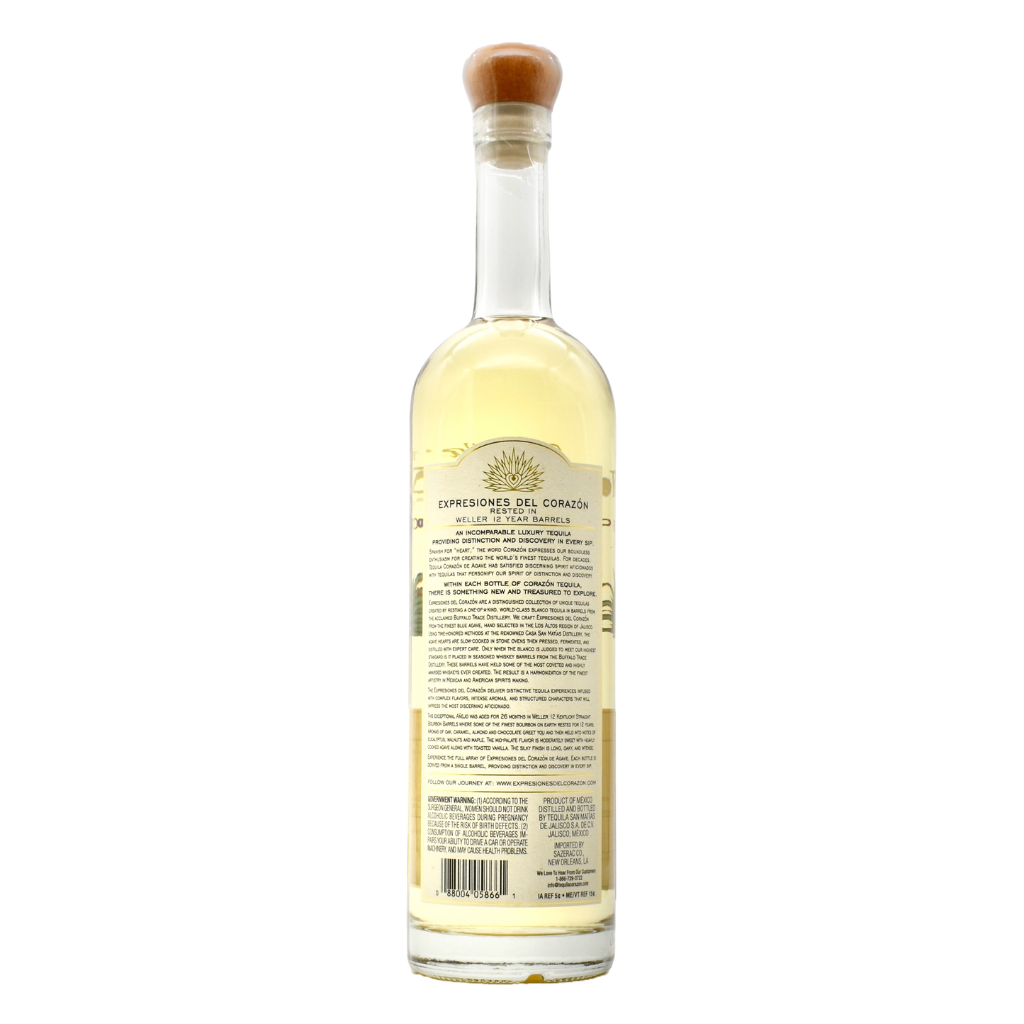 Corazon Tequila Expressions Anejo Weller 12 Year 750ml