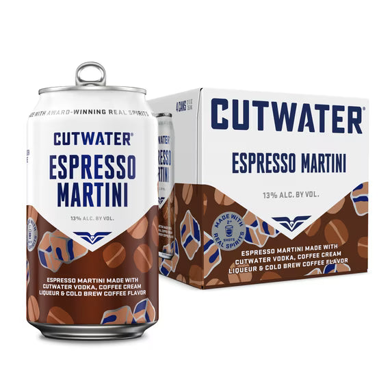 Cutwater Espresso Martini 4-Pack 12oz Cans