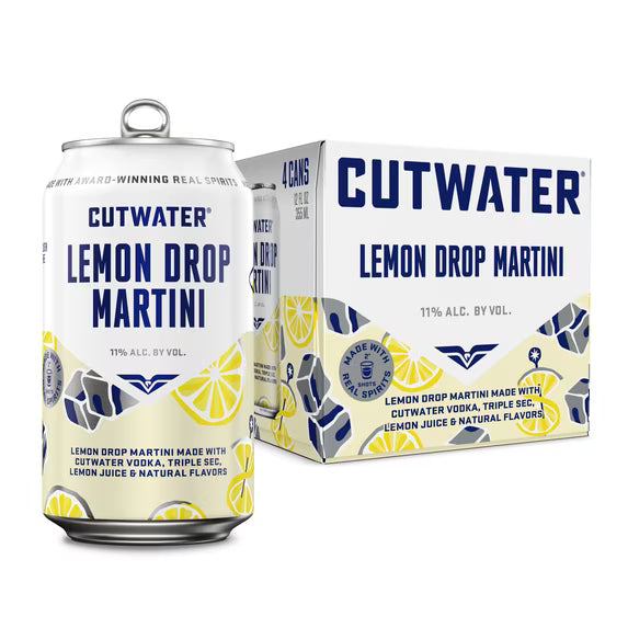Cutwater Lemon Drop Martini 4-Pack 12oz Cans