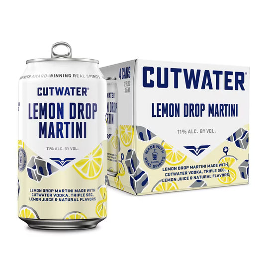 Cutwater Lemon Drop Martini 4-Pack 12oz Cans
