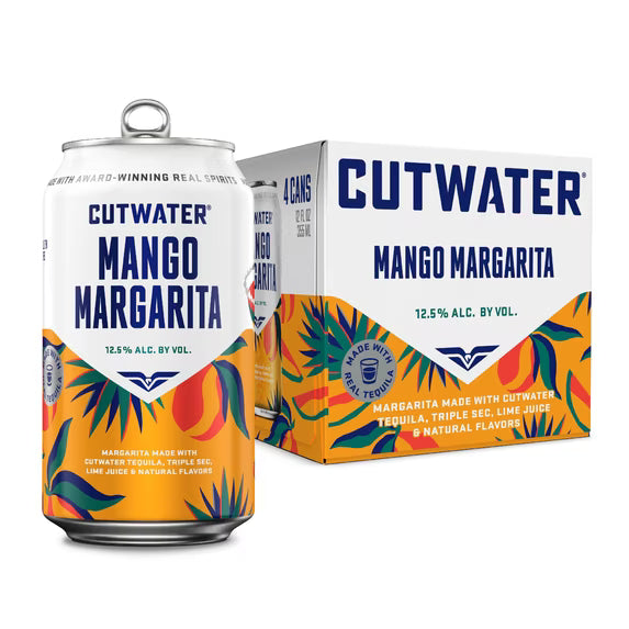 Cutwater Mango Margarita 4-Pack 12oz Cans