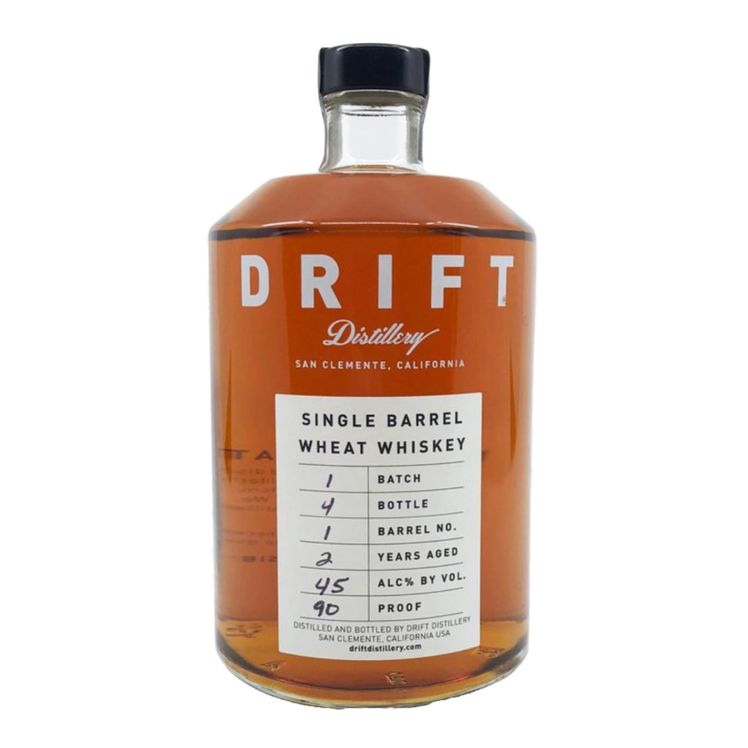 Drift Distillery Single Barrel Wheat Whiskey 750ml