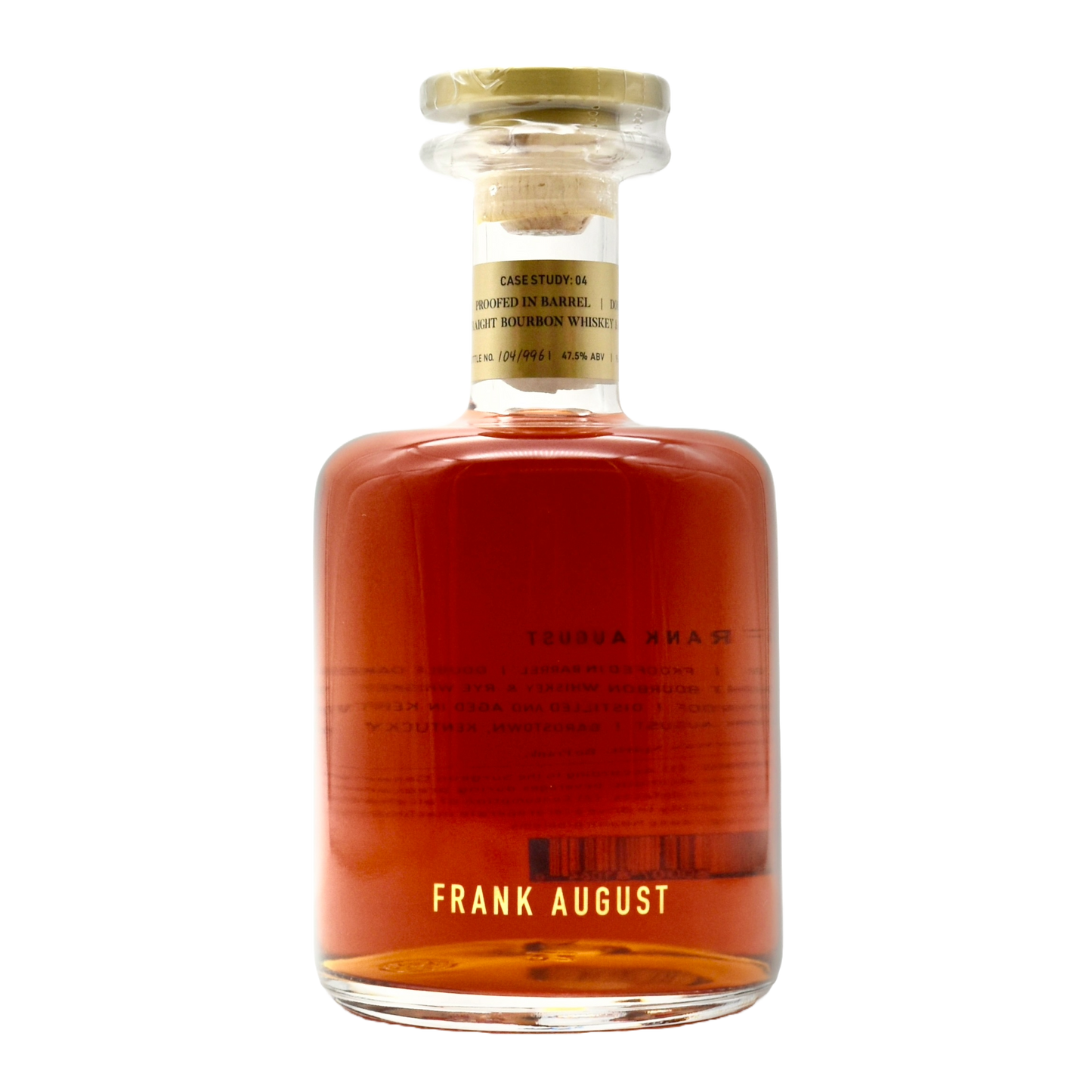 Frank August Bourbon Double Oaked Case Study: 04 750ml