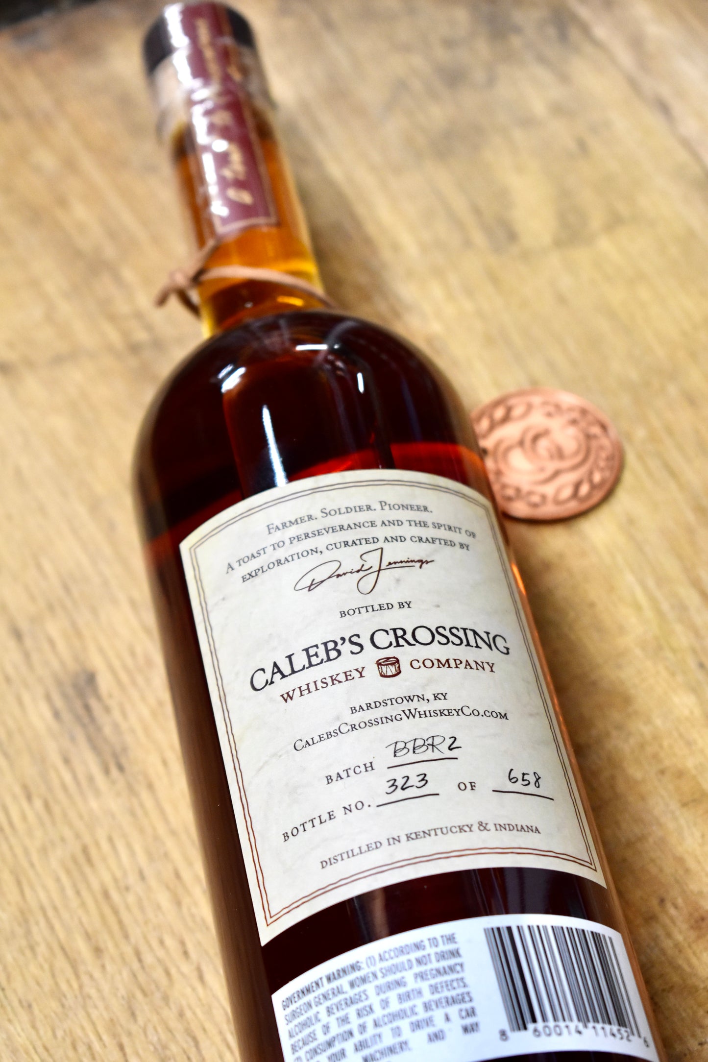 Caleb's Crossing Blend of Bourbon & Rye 750ml