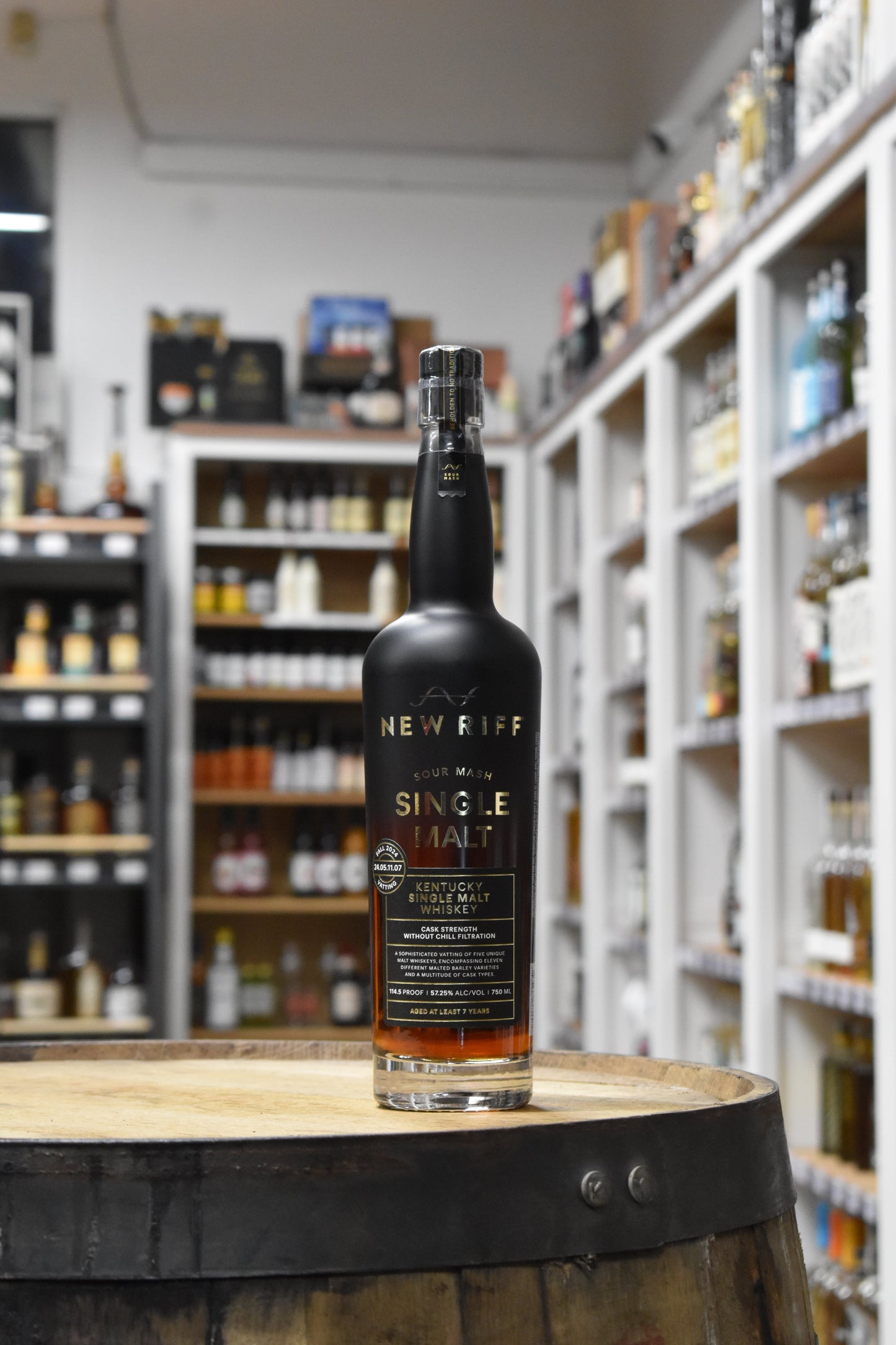 New Riff Sour Mash Single Malt Whiskey 750ml