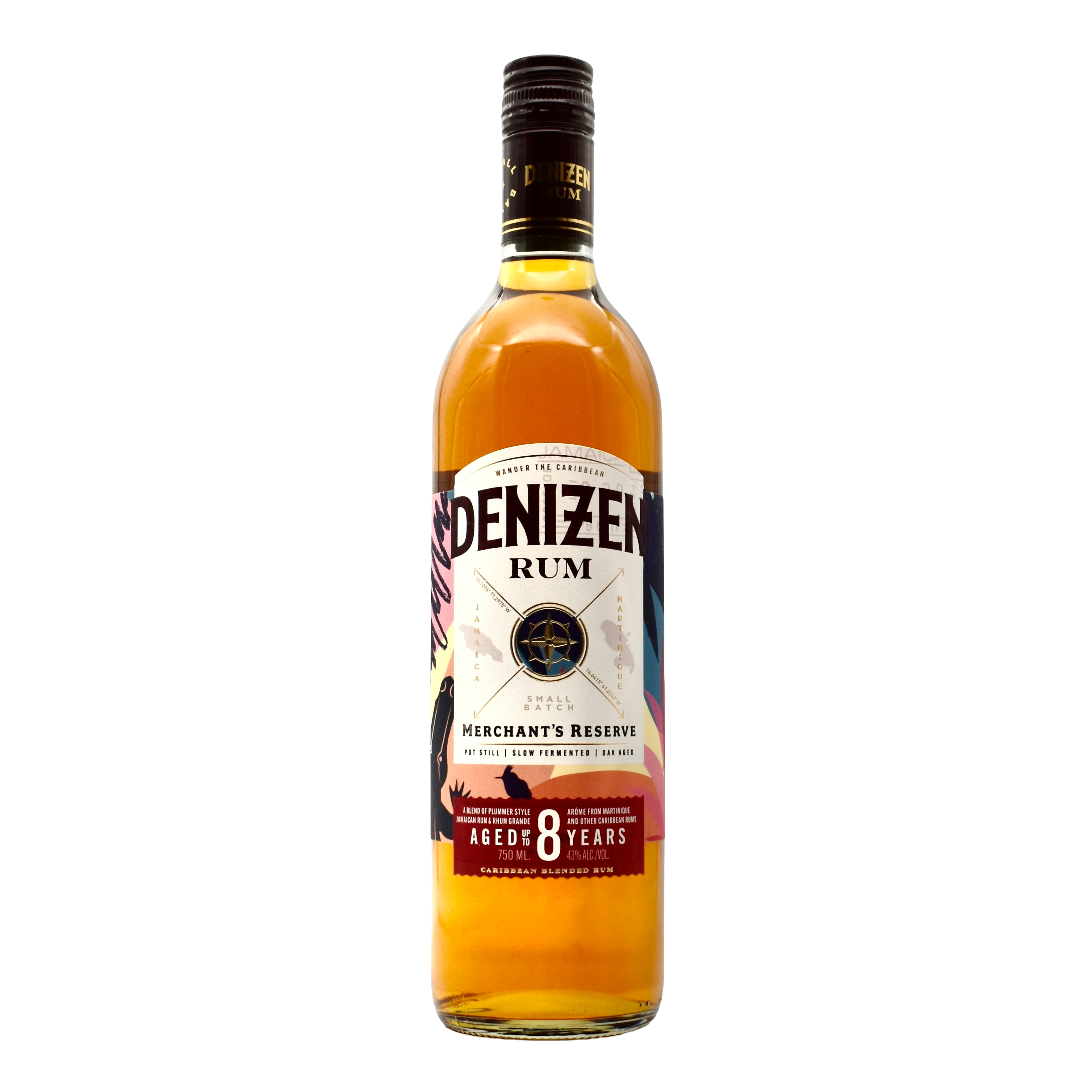 Denizen Rum Merchant's Reserve 750ml | Jamaica & Martinique Blended Rum ...